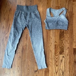AYBL pulse ombré grey marl set